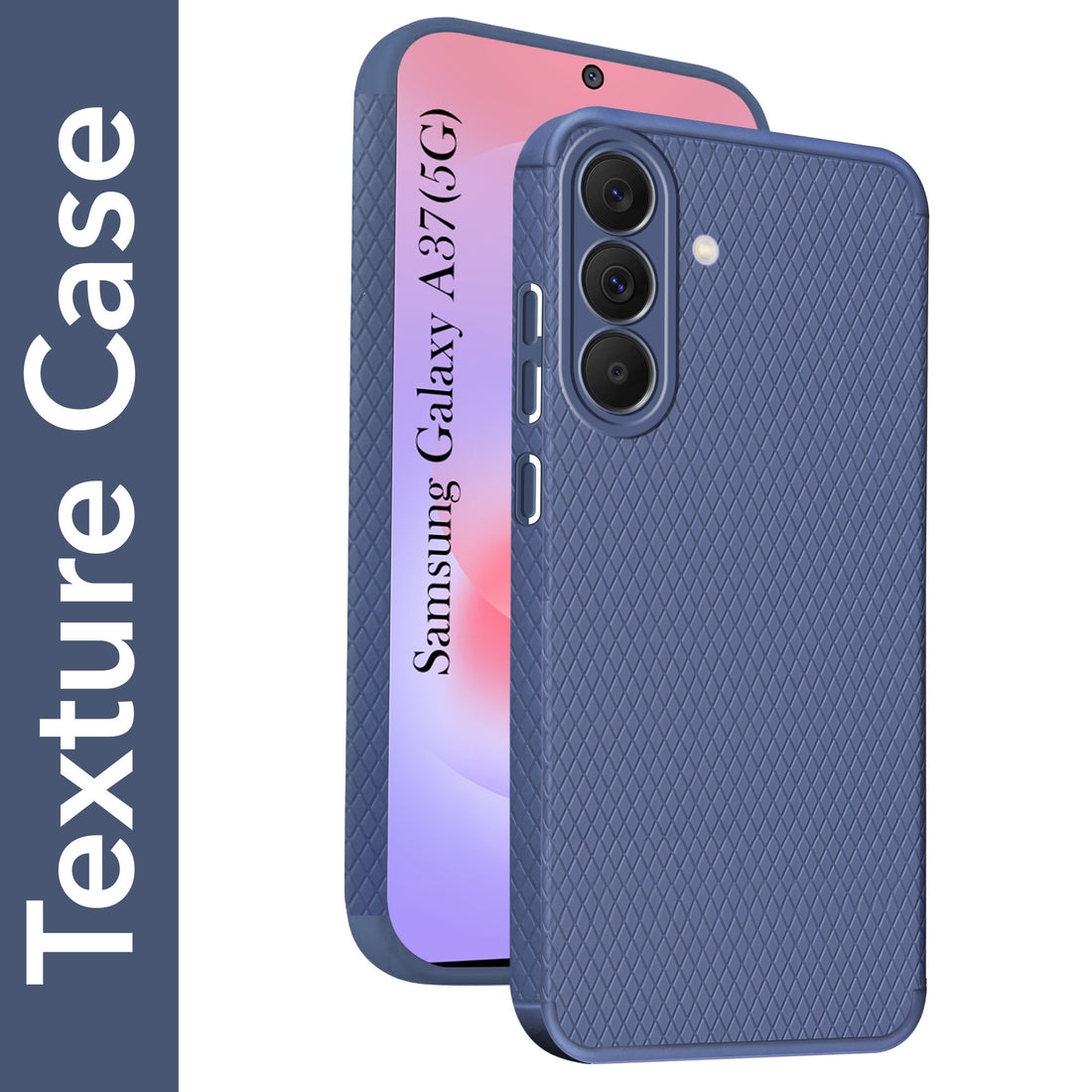 For Samsung Galaxy A37 5G Back Cover Case Liquid Silicone (Camera Protection | Side Grip Texture | Soft and Flexible)