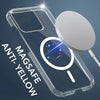 For Motorola Moto Edge 70 Fusion Back Cover Case Lifetime Anti-Yellow MagSafe Compatible Clear (Sleek Hard Crystal | Shockproof and Camera Protection)