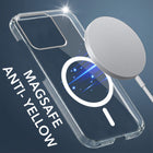 For Motorola Moto Edge 70 Fusion Back Cover Case Lifetime Anti-Yellow MagSafe Compatible Clear (Sleek Hard Crystal | Shockproof and Camera Protection)