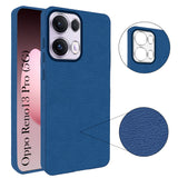 For Oppo Reno13 Pro 5G | Oppo Reno 13 Pro 5G Back Cover Case (Glass Like Camera Protection | Leather Feel | Minimalist Professional Grip)