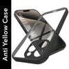 For Apple iPhone 15 Pro Back Cover Case Ultra-Hybrid (Lifetime Anti Yellow | Anti Scratch | Crystal Clear Shockproof)