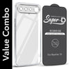 For Realme 16 Combo with Back Cover and 9H Tempered Glass (Lifetime Anti-Yellow | Sleek Hard Crystal | Oleophobic Coating Screen Glass)