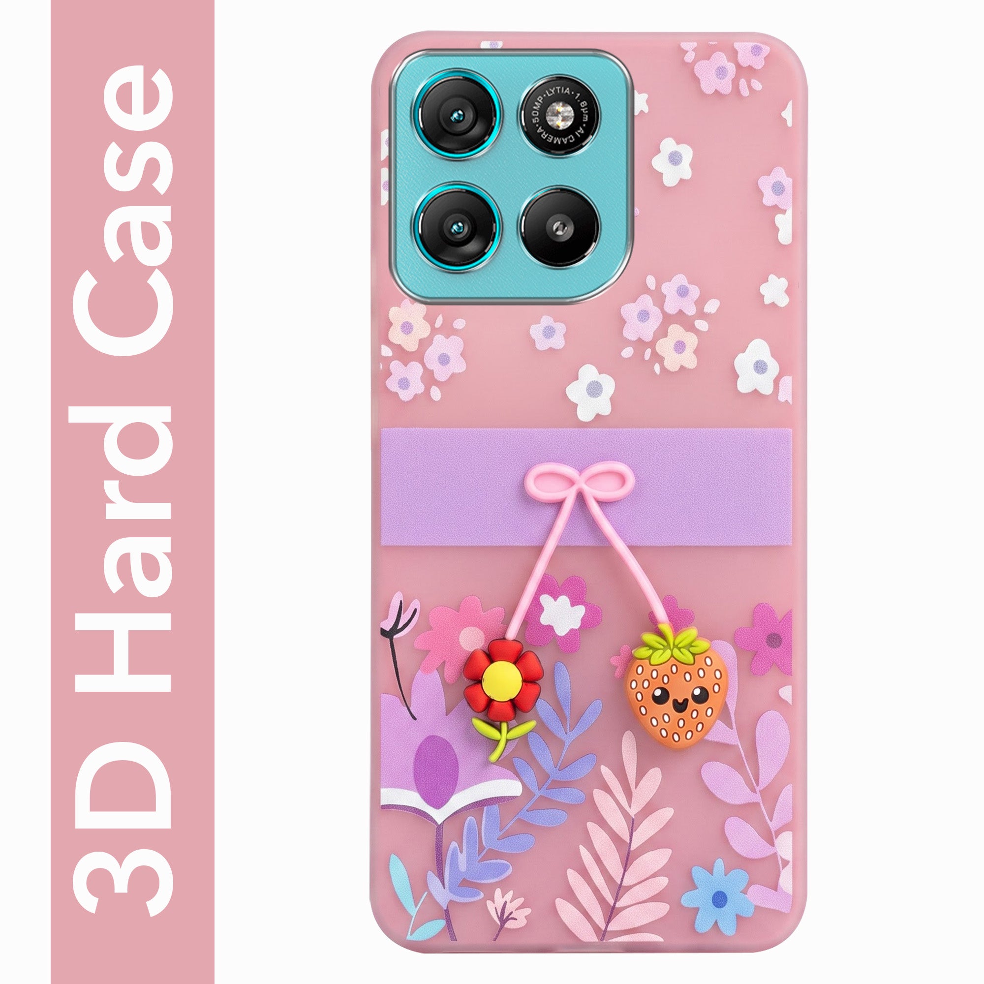 For Motorola Moto G67 Power | G57 Power Back Cover Case (3D Cute Cartoons | Hard Back Side Soft | Matte Premium Finish | HD Printing)