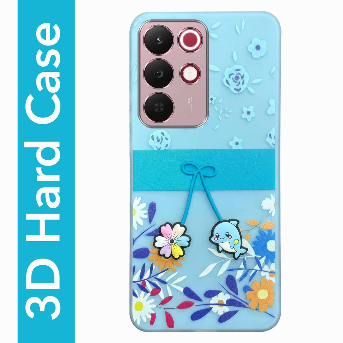 For Realme 15X Back Cover Case (3D Cute Cartoons | Hard Back Side Soft | Matte Premium Finish | HD Printing)