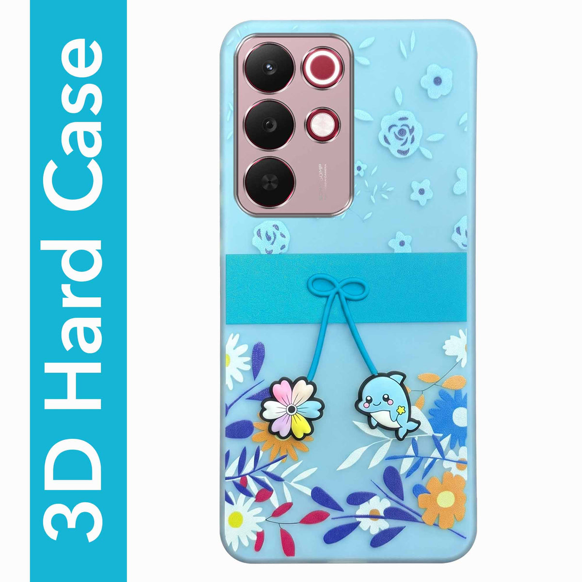 For Realme 15X Back Cover Case (3D Cute Cartoons | Hard Back Side Soft | Matte Premium Finish | HD Printing)