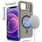 For Apple iPhone 12 Back Cover Case (Soft Touch | Camera Bump Protection | MagSafe Compatible | Matte Finish)