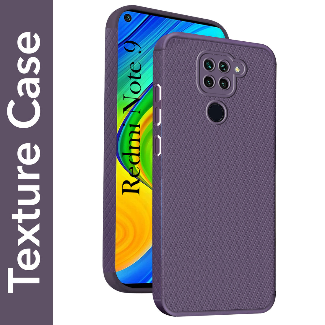 For Xiaomi Mi Redmi Note 9 Back Cover Case Liquid Silicone (Camera Protection | Side Grip Texture | Soft and Flexible)