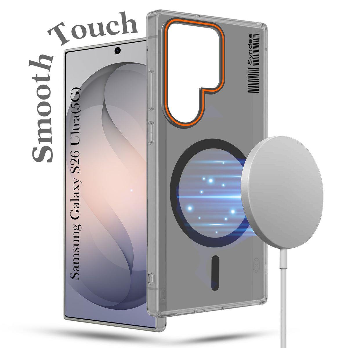 For Samsung Galaxy S26 Ultra Back Cover Case (Soft Touch | Camera Bump Protection | MagSafe Compatible | Matte Finish)