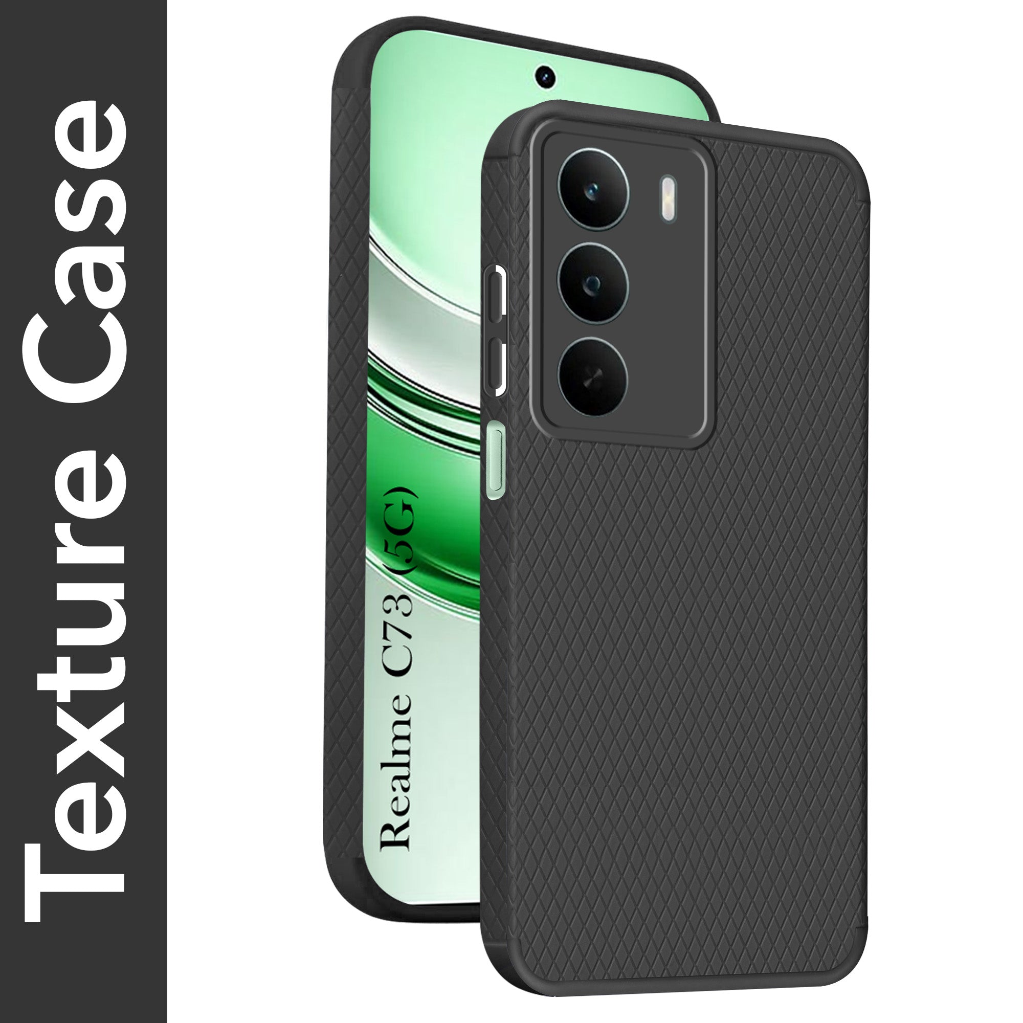For Realme C73  Back Cover Case(Liquid Silicone | Side Grip | Camera Protection)