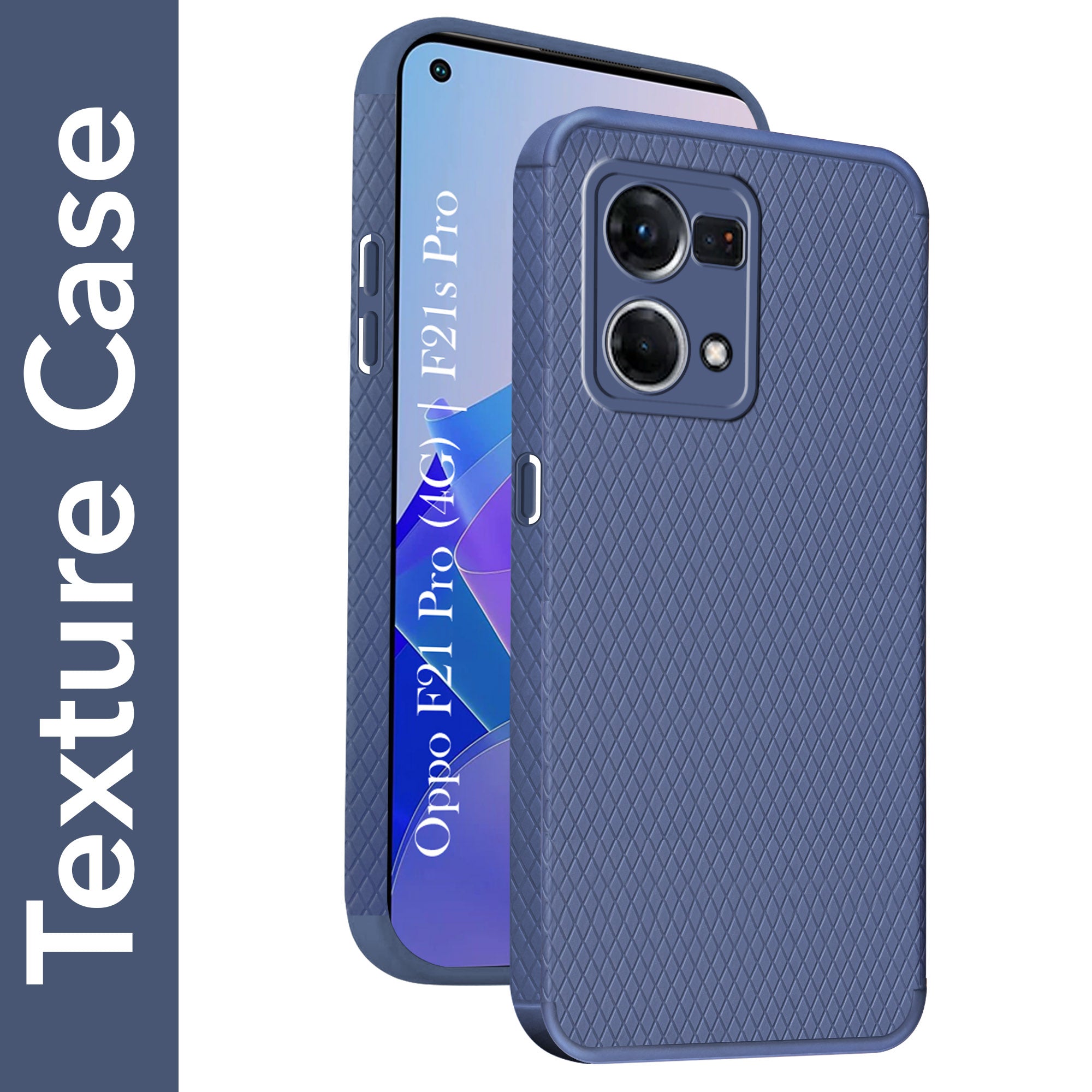 For Oppo F21 Pro 4G | F21s Pro Back Cover Case (Liquid Silicone | Side Grip | Camera Protection)