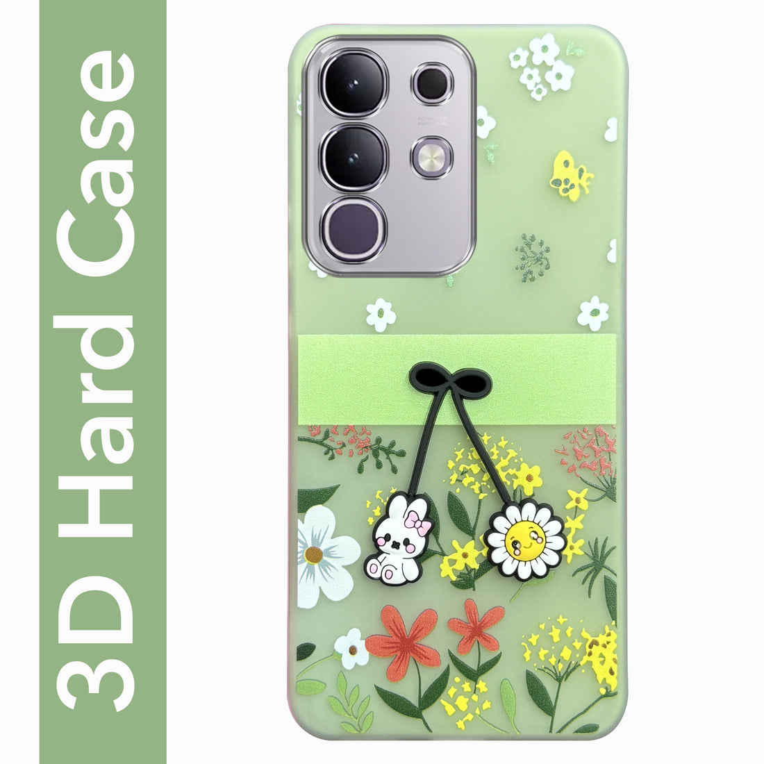For Vivo T4x | Vivo Y31 Pro Back Cover Case (3D Cute Cartoons | Hard Back Side Soft | Matte Premium Finish | HD Printing)