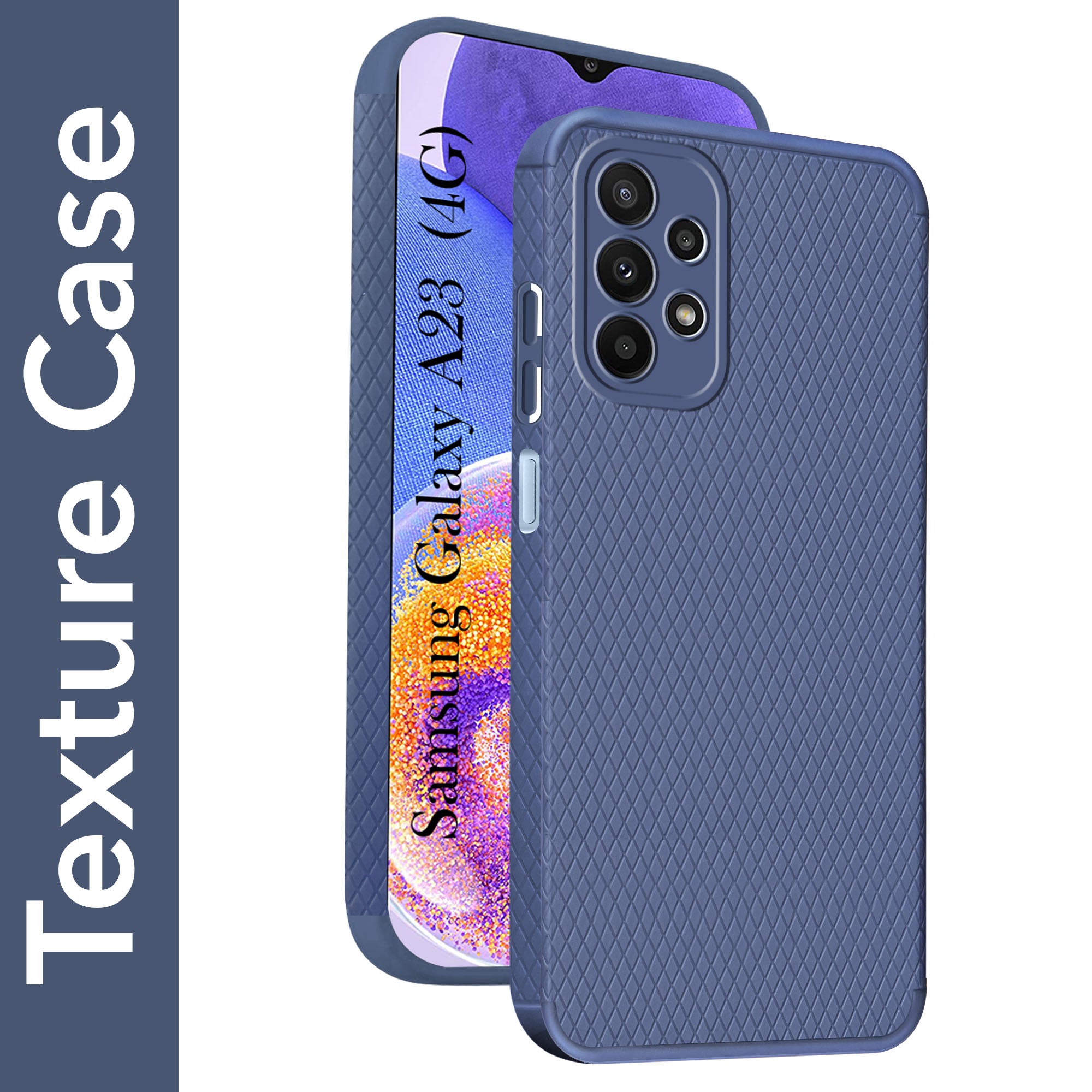 For Samsung Galaxy A23 4G | 5G Back Cover Case (Liquid Silicone | Side Grip | Camera Protection)