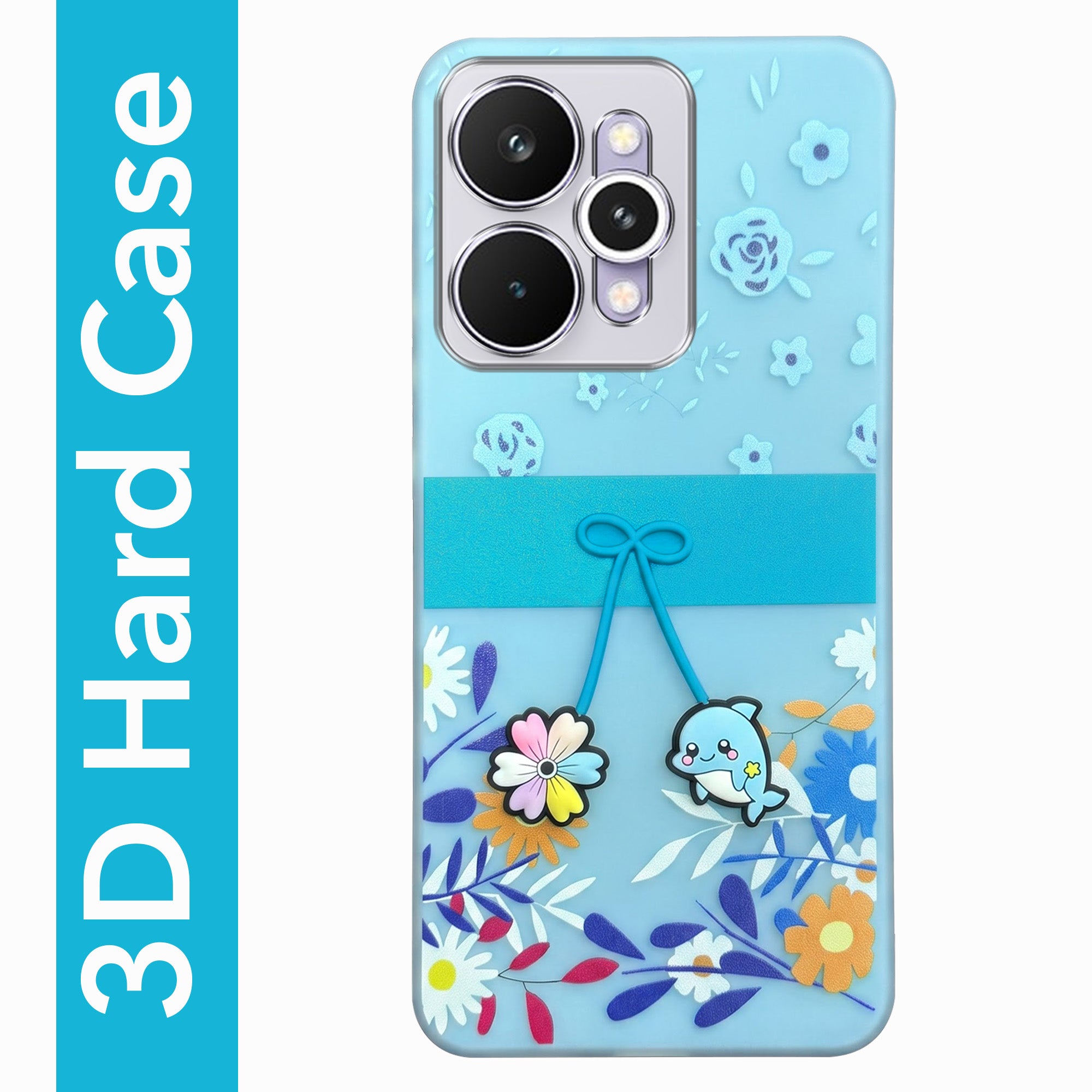 For Realme 15 Pro Back Cover Case (3D Cute Cartoons | Hard Back Side Soft | Matte Premium Finish | HD Printing)