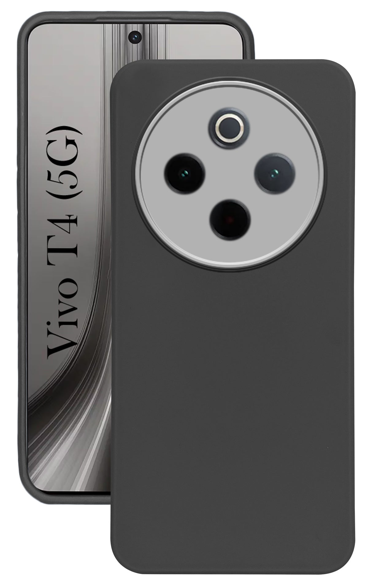 For Vivo T4 Back Cover Case ( Dual Color Matte Finish | Full Camera Protection | Sleek and Professional)