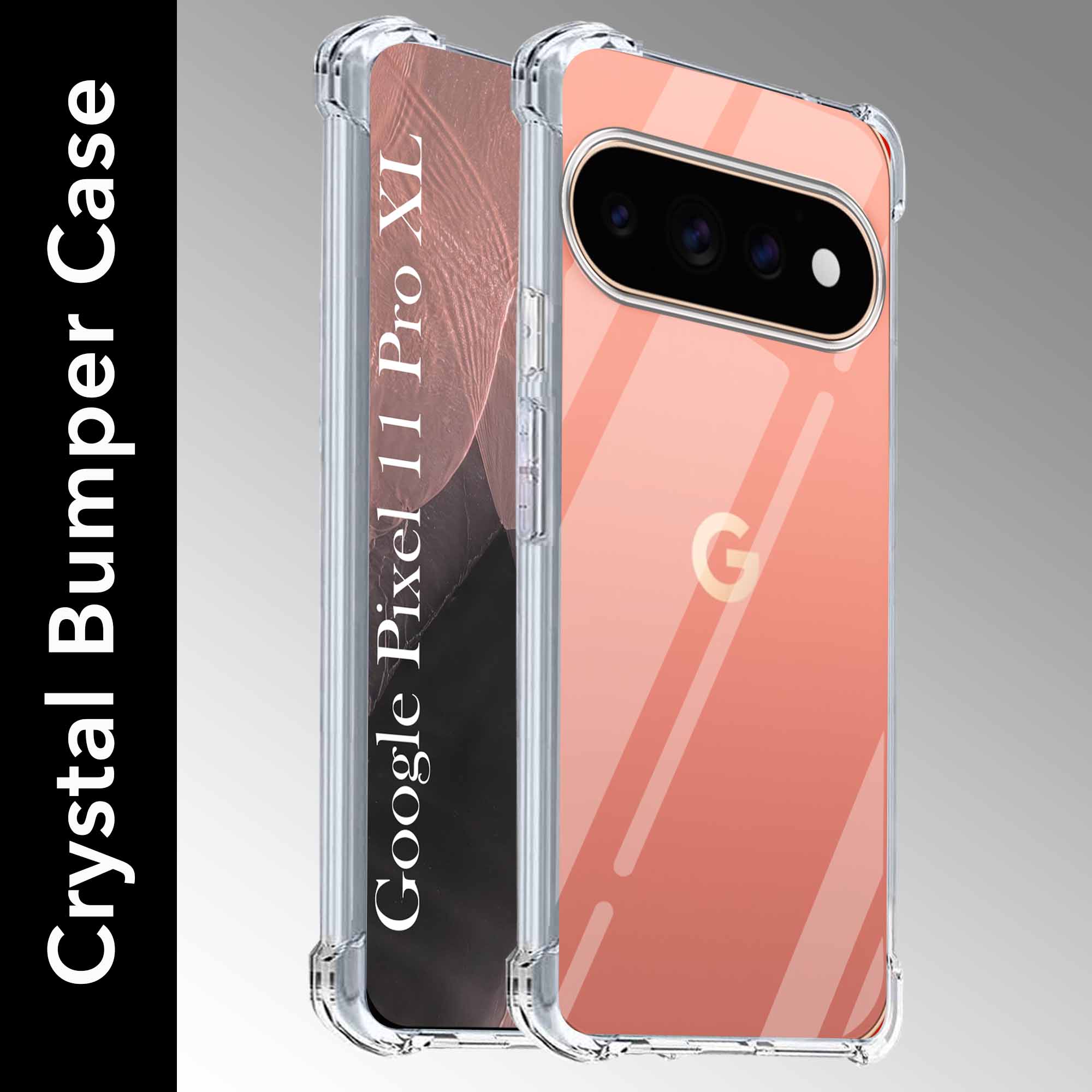 For Google Pixel 11 Pro XL Back Cover Shockproof Crystal-Clear (Drop & Camera Protection | Hard Polycarbonate) (Copy)