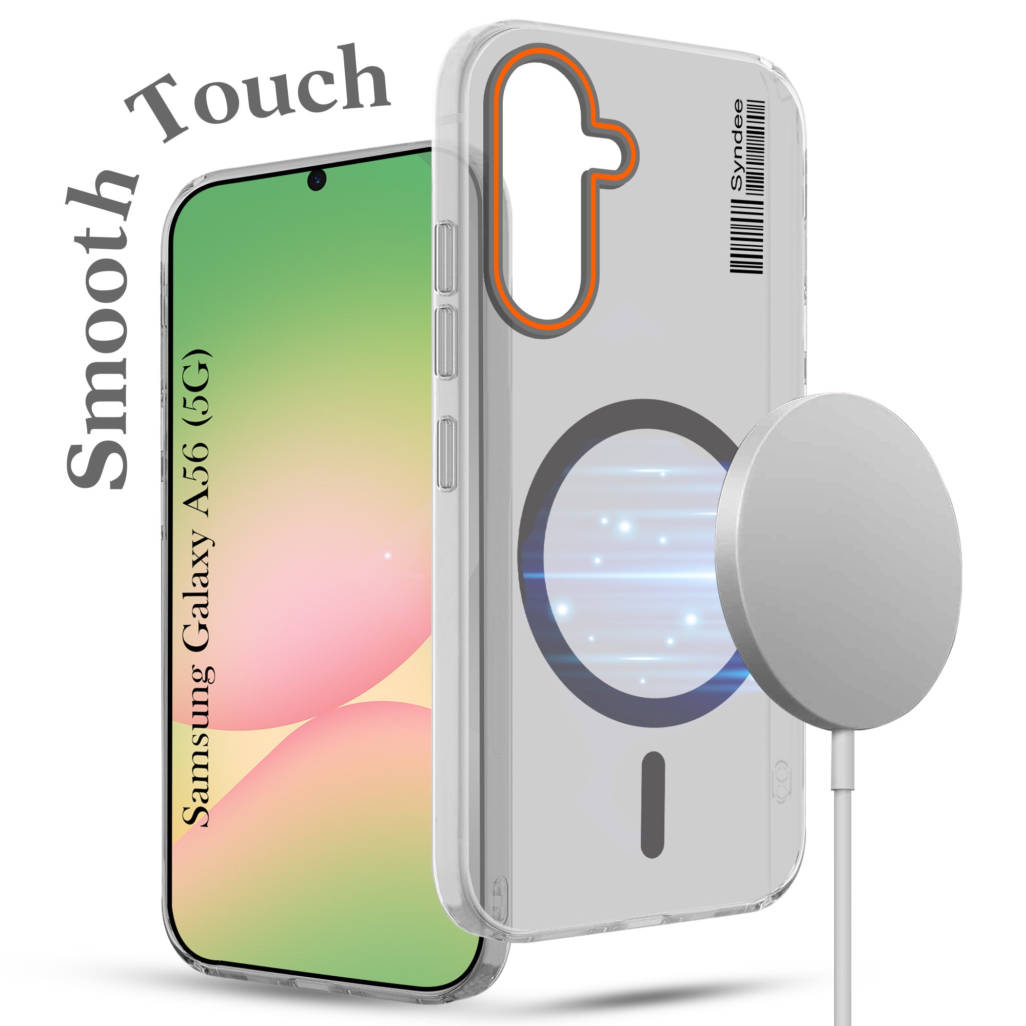 For Samsung Galaxy A56 Back Cover Case (Soft Touch | Camera Bump Protection | MagSafe Compatible | Matte Finish)