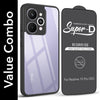 For Realme 15 Pro Combo with Back Cover and 9H Tempered Glass (Lifetime Anti-Yellow | Crystal Clear Shockproof | Oleophobic Coating Screen Glass)