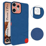 For Nothing CMF Phone 2 Pro Back Cover Case (Glass Like Camera Protection | Leather Feel | Minimalist Professional Grip)