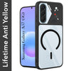 For Samsung Galaxy A57 5G Back Cover Case Lifetime Anti-Yellow Clear (Camera Protection | Side Grip | Wireless MagSafe Compatible)