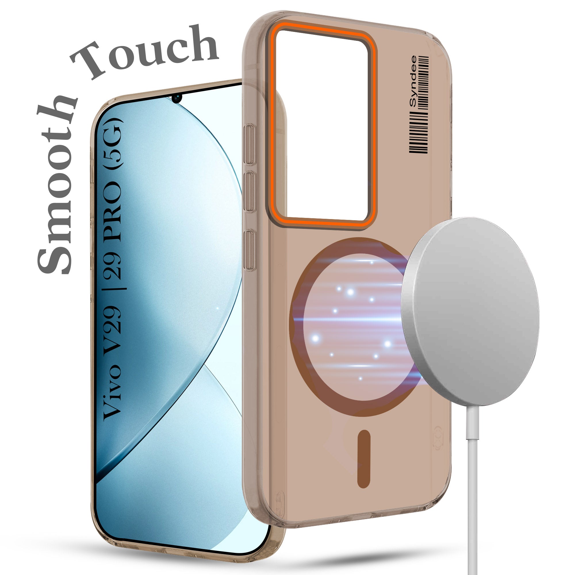 For Vivo V29 | Vivo V29 Pro 5G Back Cover Case (Soft Touch | Camera Bump Protection | MagSafe Compatible | Matte Finish)