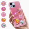 For Apple iPhone 14 Back Cover Case (Cute 3D cartoon charms design | Slim Aesthetic Case for Girls | Camera Protection | Hard Unbreakable)