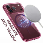 For Apple iPhone 18 Pro Max Back Cover Case Lifetime Anti-Yellow MagSafe Compatible Clear (Sleek Hard Crystal | Shockproof and Camera Protection)