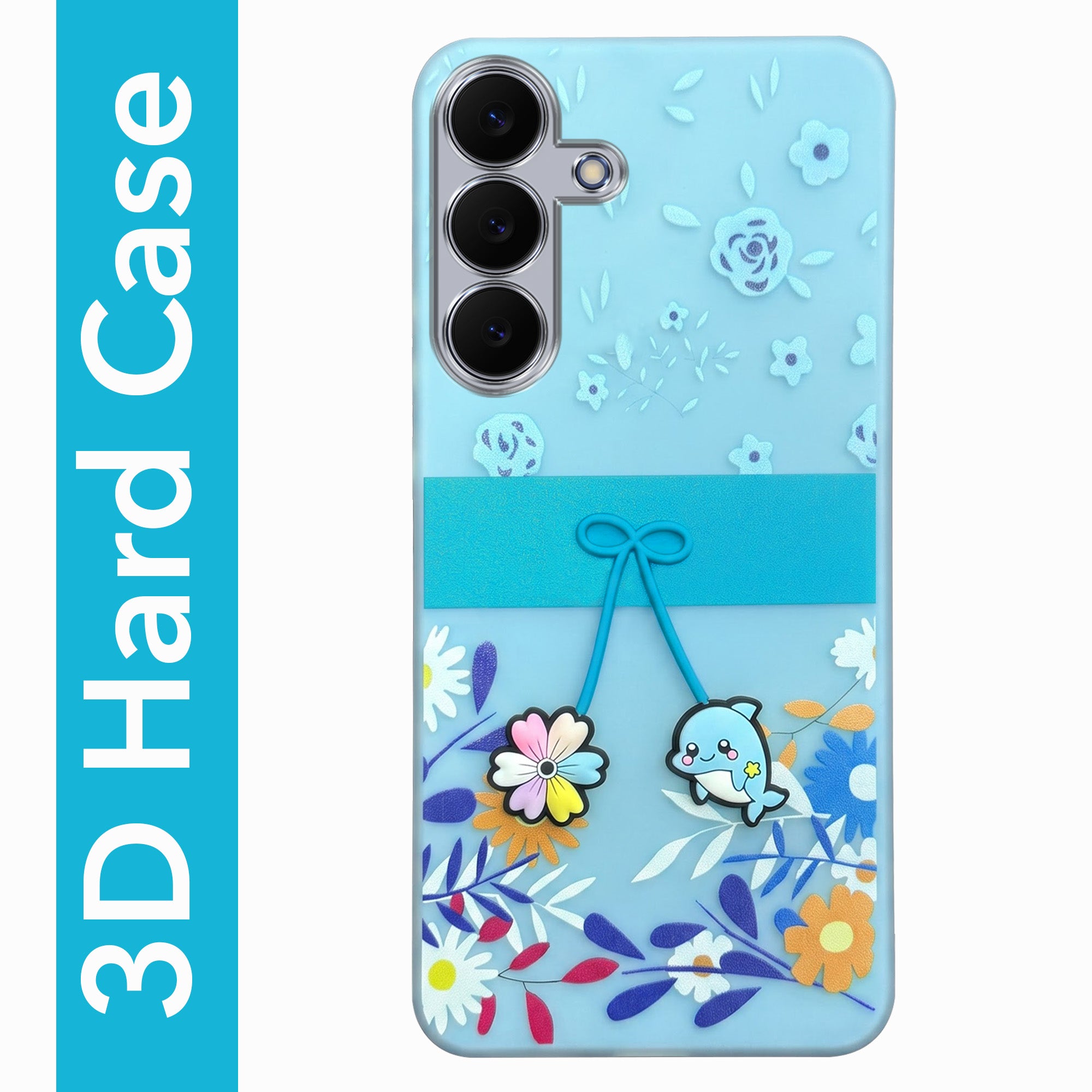For Samsung Galaxy S25 FE Back Cover Case (3D Cute Cartoons | Hard Back Side Soft | Matte Premium Finish | HD Printing) (Copy) (Copy)
