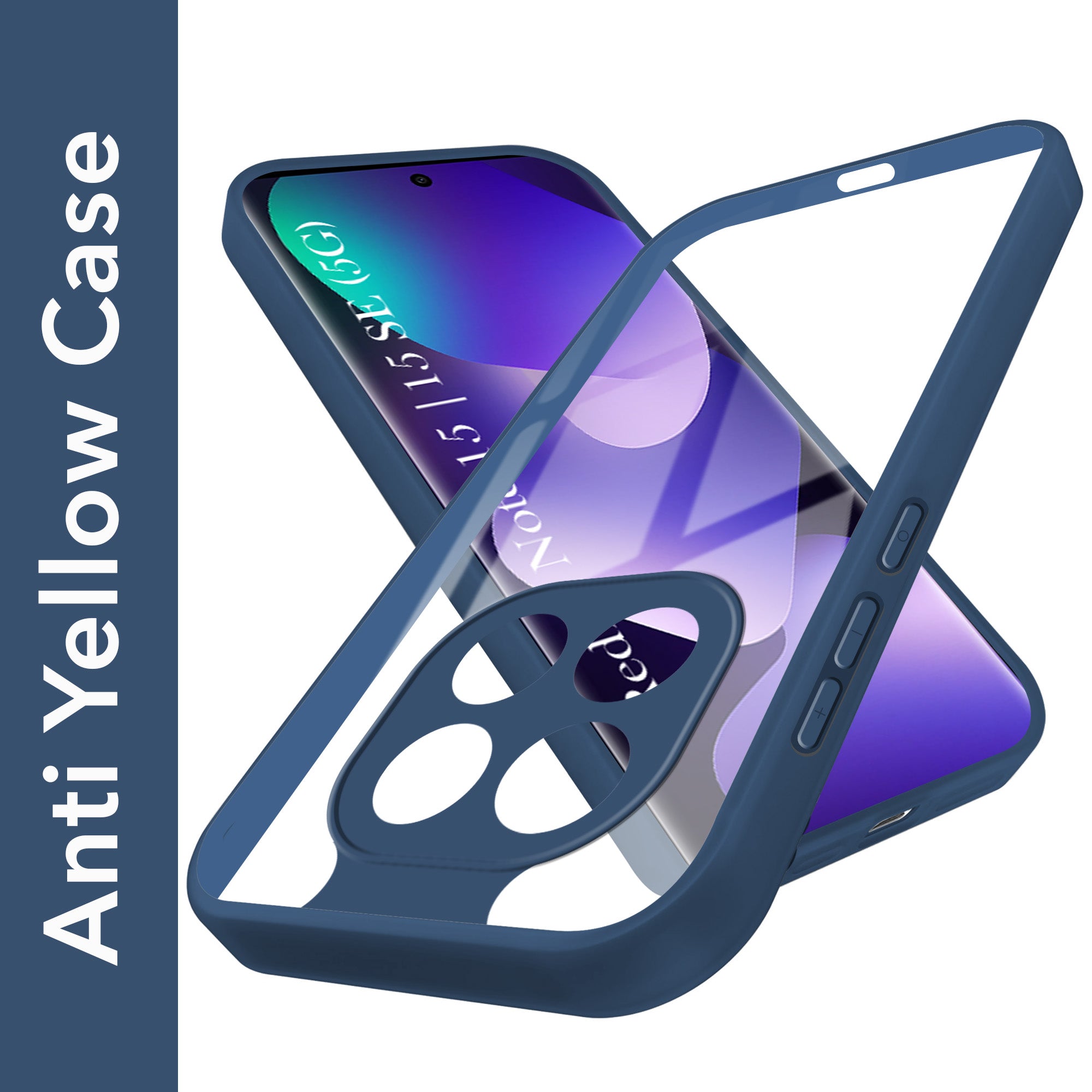 For Redmi note 15 | Redmi note 15 SE (5G) Back Cover Case Ultra-Hybrid (Lifetime Anti Yellow | Anti Scratch | Crystal Clear Shockproof)