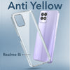 For Realme 8i Back Cover Case Lifetime Anti-Yellow Clear (Sleek Hard Crystal | Shockproof and Camera Protection)