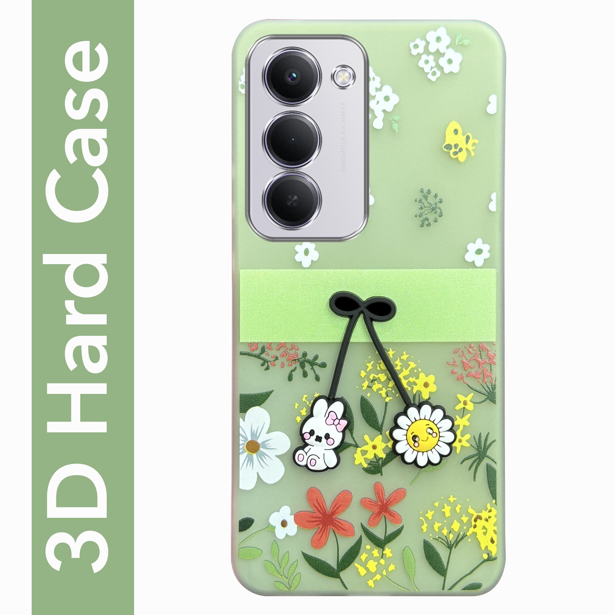 For Redmi 15 Back Cover Case (3D Cute Cartoons | Hard Back Side Soft | Matte Premium Finish | HD Printing)