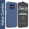 For Realme C65 5G Combo with Back Cover and 9H Tempered Glass (Liquid Silicone | Camera Protection | Oleophobic Coating Screen Glass)