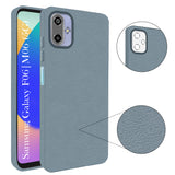 For Samsung Galaxy F06 | Samsung Galaxy M06 Back Cover Case (Glass Like Camera Protection | Leather Feel | Minimalist Professional Grip)