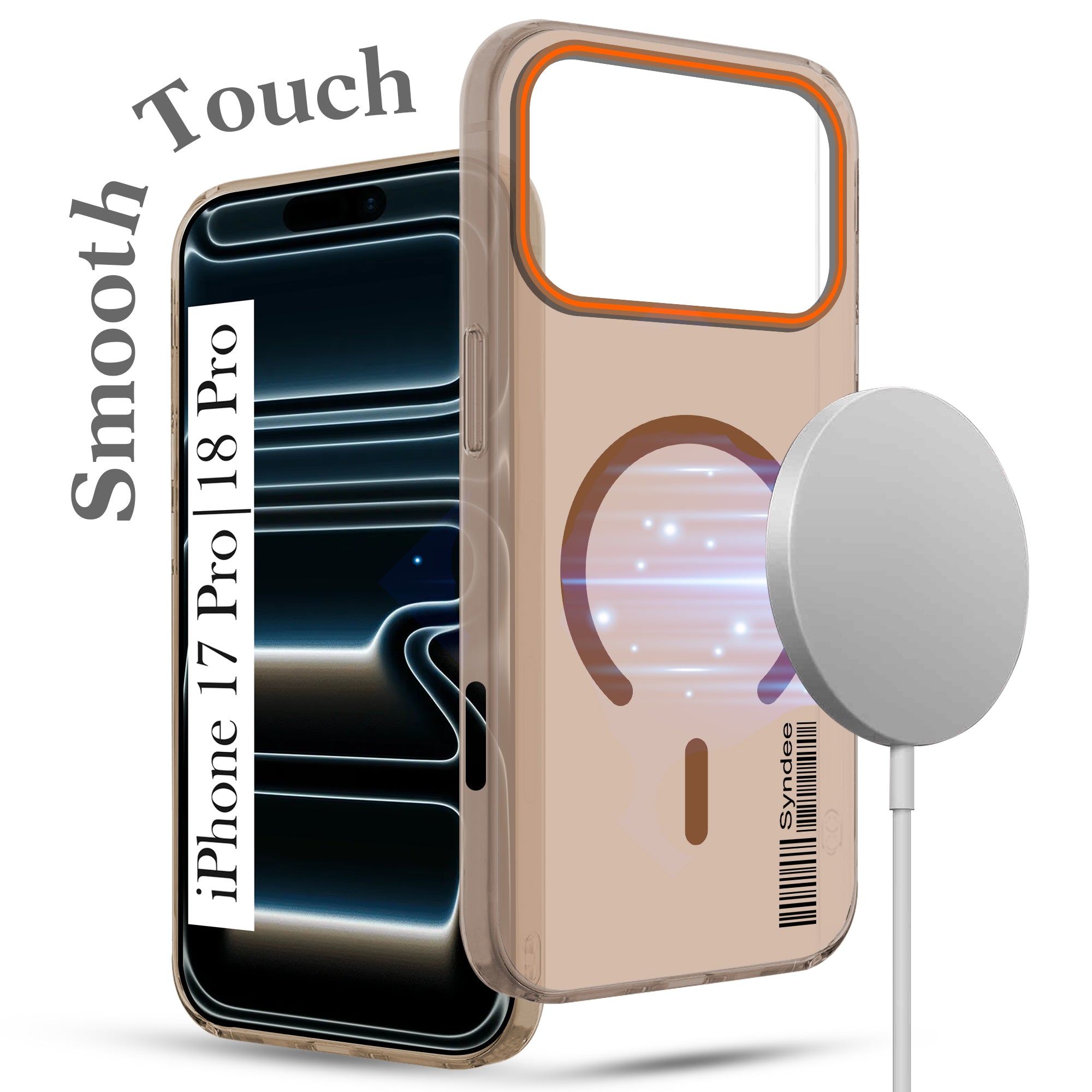 For iPhone 17 Pro | iPhone 18 Pro Back Cover Case (Soft Touch | Camera Bump Protection | MagSafe Compatible | Matte Finish)