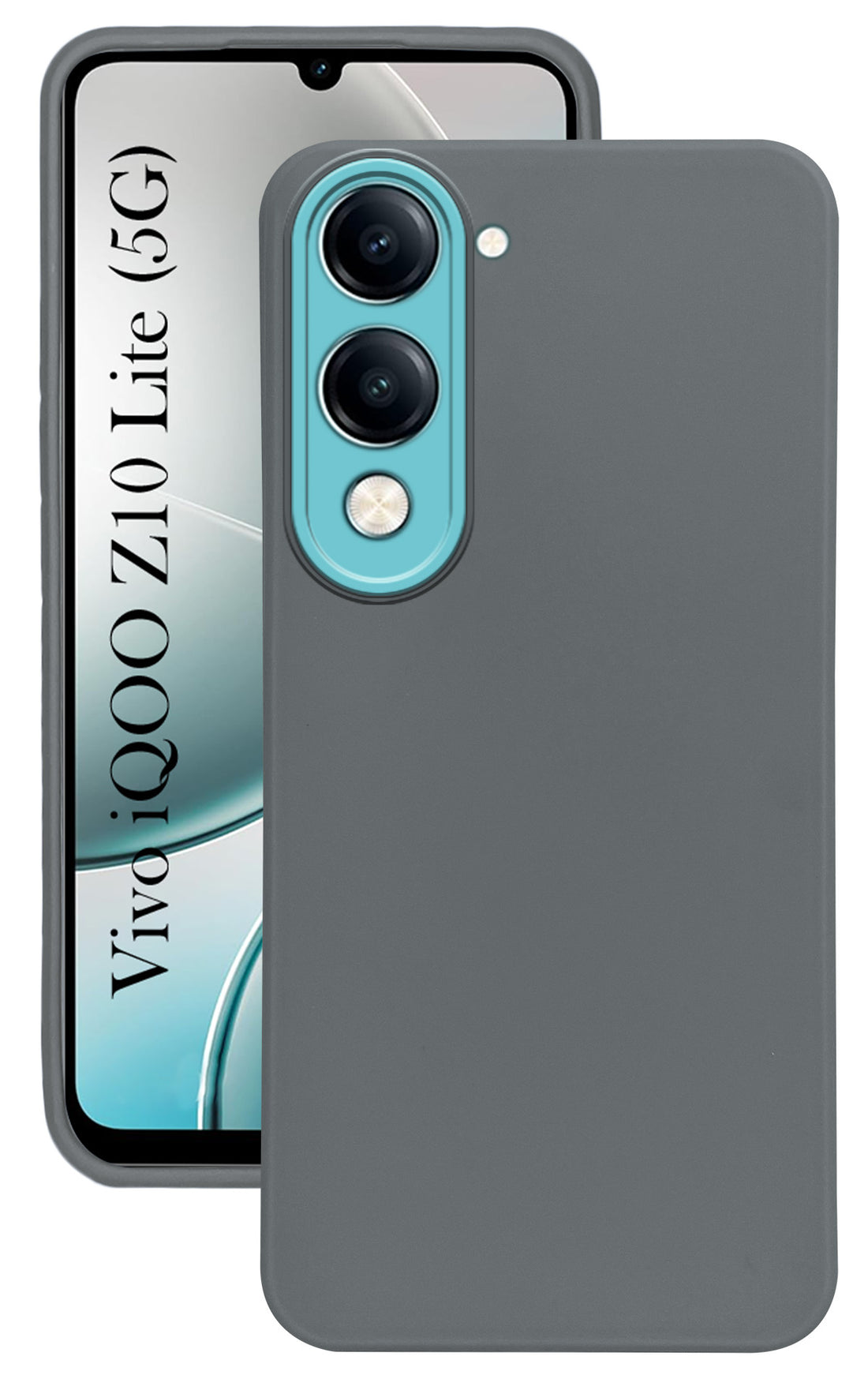For Vivo iQOO Z10 Lite Back Cover Case ( Dual Color Matte Finish | Full Camera Protection | Sleek and Professional)