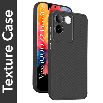 For Vivo iQOO Z7 Pro Back Cover Case (Liquid Silicone | Side Grip | Camera Protection)