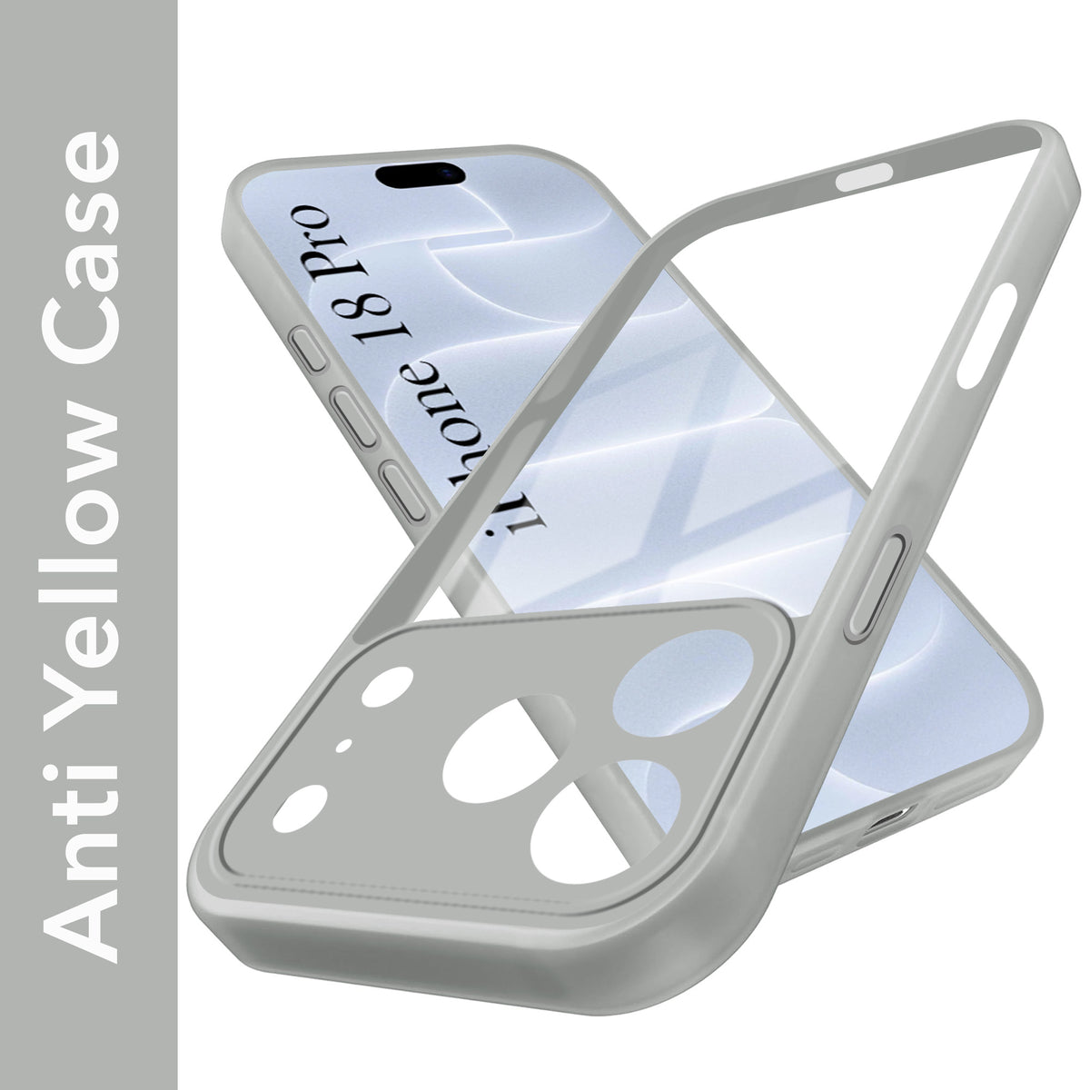 For Apple iPhone 18 Pro Back Cover Case Ultra-Hybrid (Lifetime Anti Yellow | Anti Scratch | Crystal Clear Shockproof)0