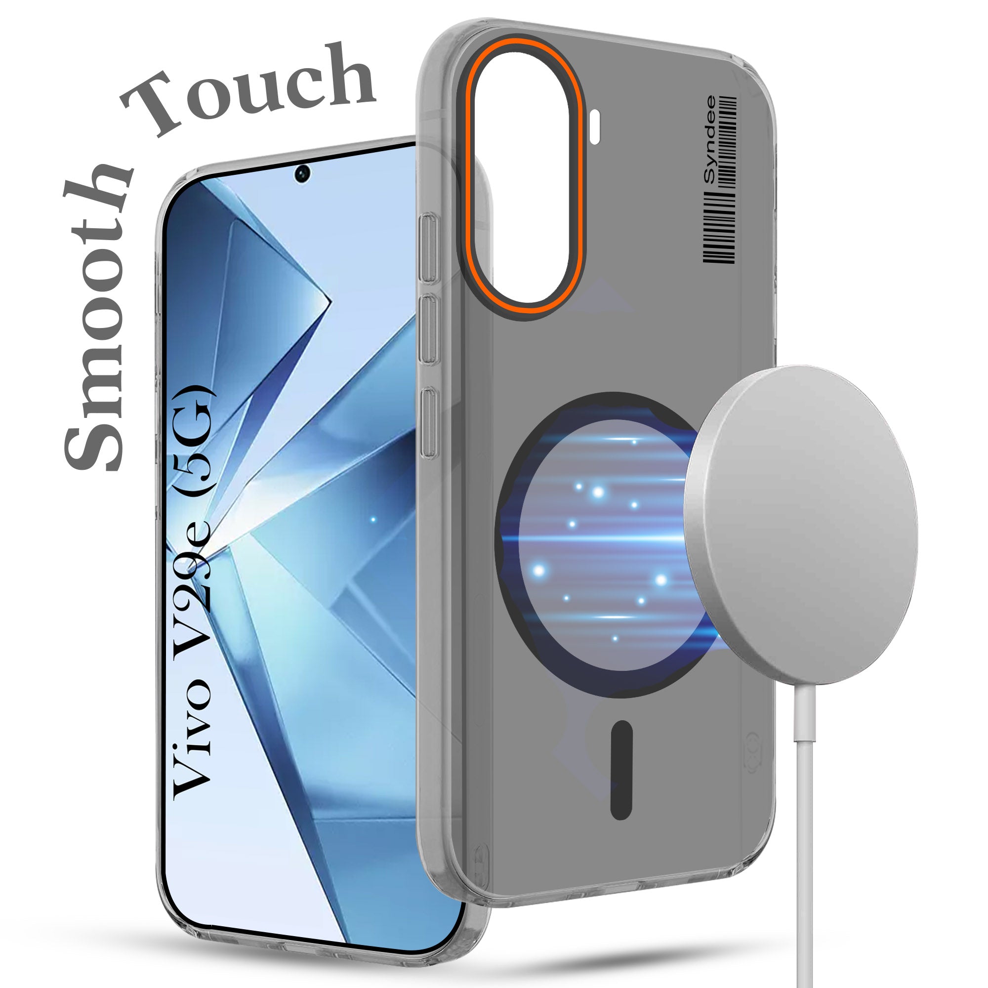 For Vivo V29e 5G Back Cover Case (Soft Touch | Camera Bump Protection | MagSafe Compatible | Matte Finish)