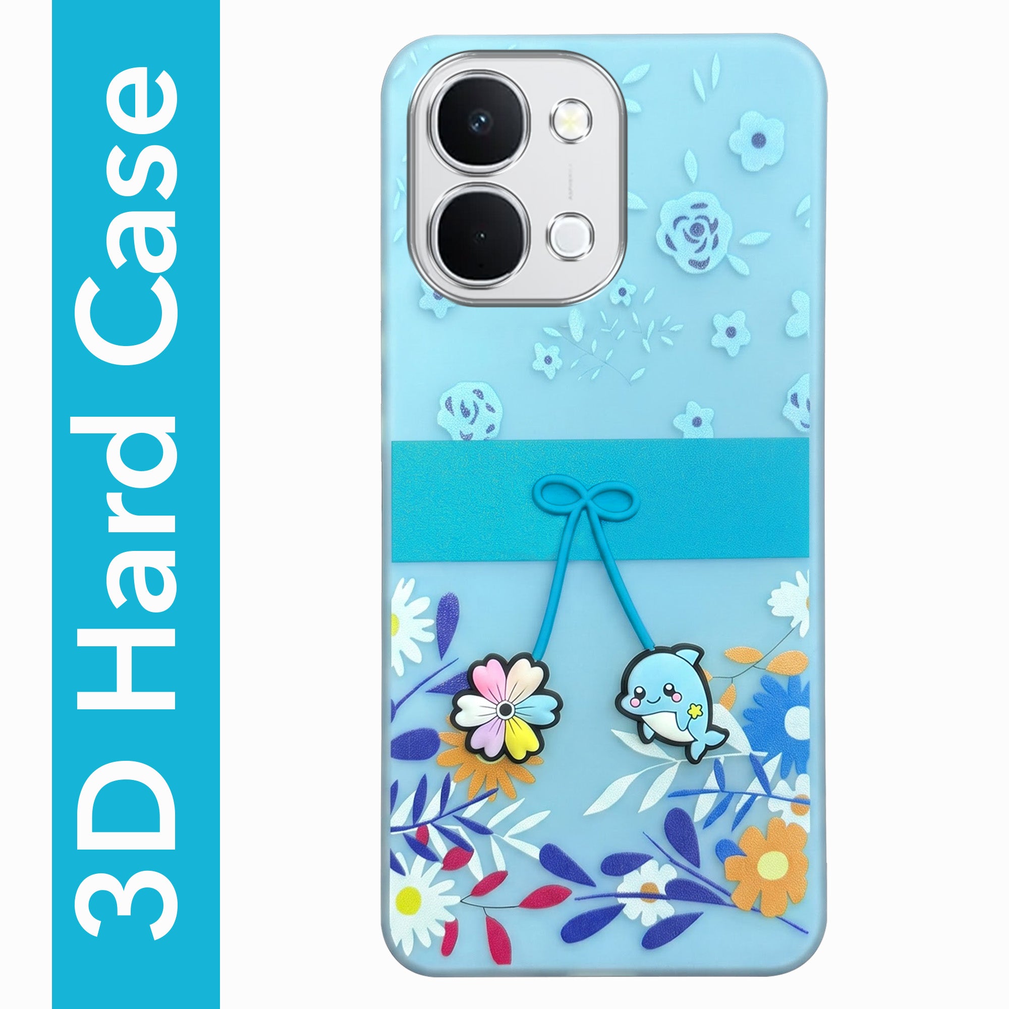 For Vivo Y51 Pro 5G | Vivo T5x Back Cover Case (3D Cute Cartoons | Hard Back Side Soft | Matte Premium Finish | HD Printing)