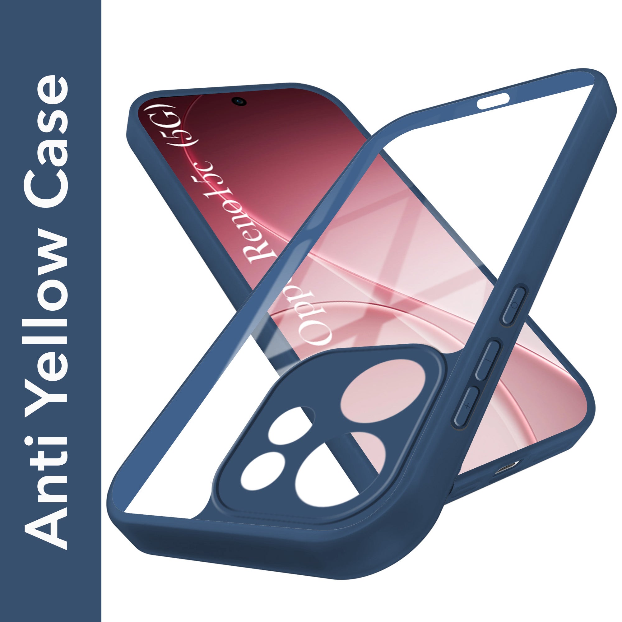 For Oppo Reno 15c Back Cover Case Ultra-Hybrid (Lifetime Anti Yellow | Anti Scratch | Crystal Clear Shockproof)
