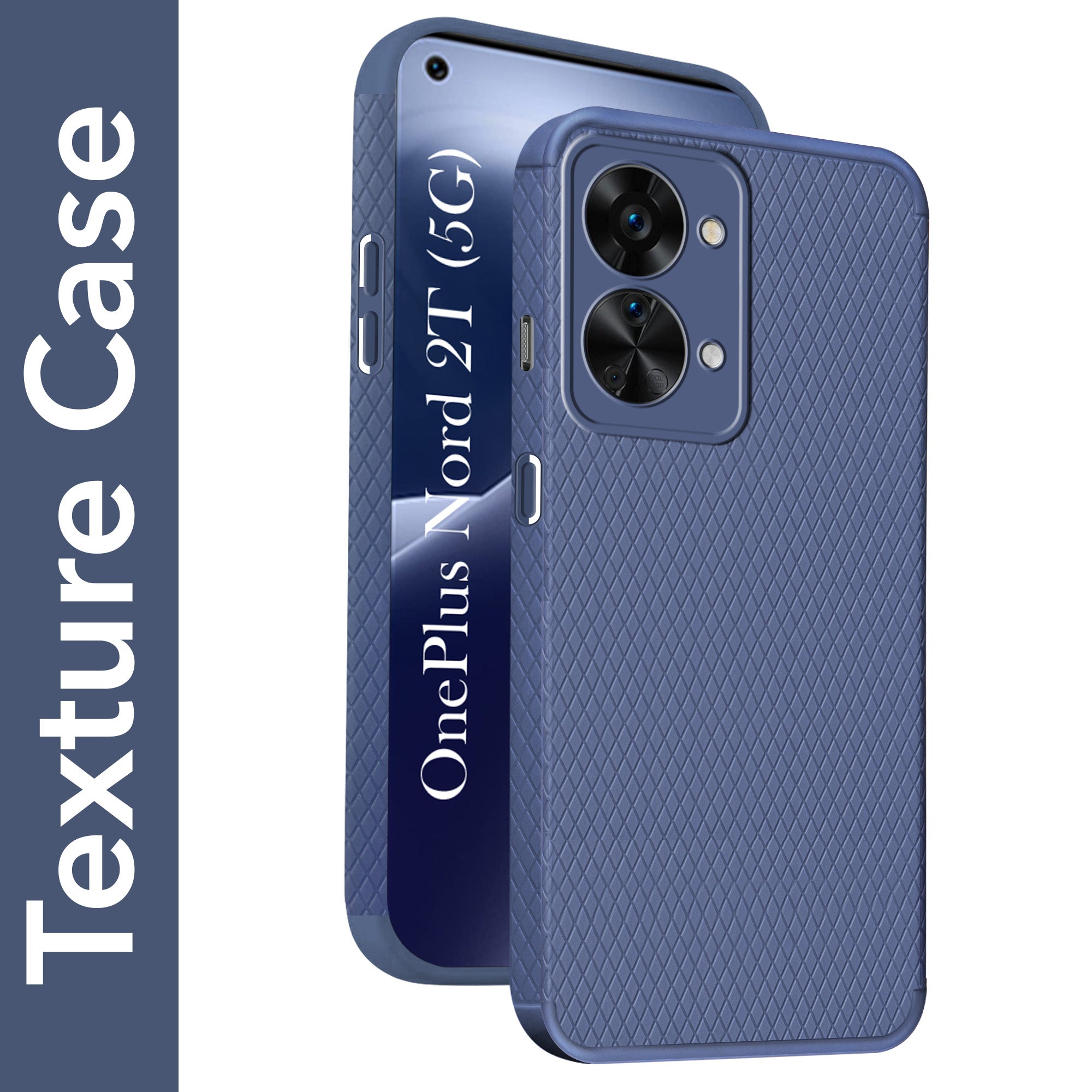 For OnePlus Nord 2T 5G Back Cover Case (Liquid Silicone | Side Grip | Camera Protection)