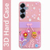 For Samsung Galaxy S25 Back Cover Case (3D Cute Cartoons | Hard Back Side Soft | Matte Premium Finish | HD Printing)
