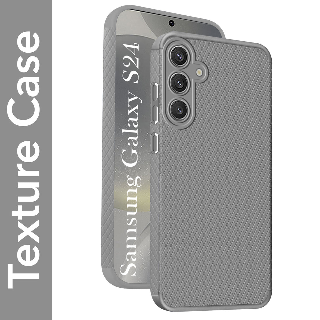 For Samsung Galaxy S24 Back Cover Case (Liquid Silicone | Side Grip | Camera Protection)