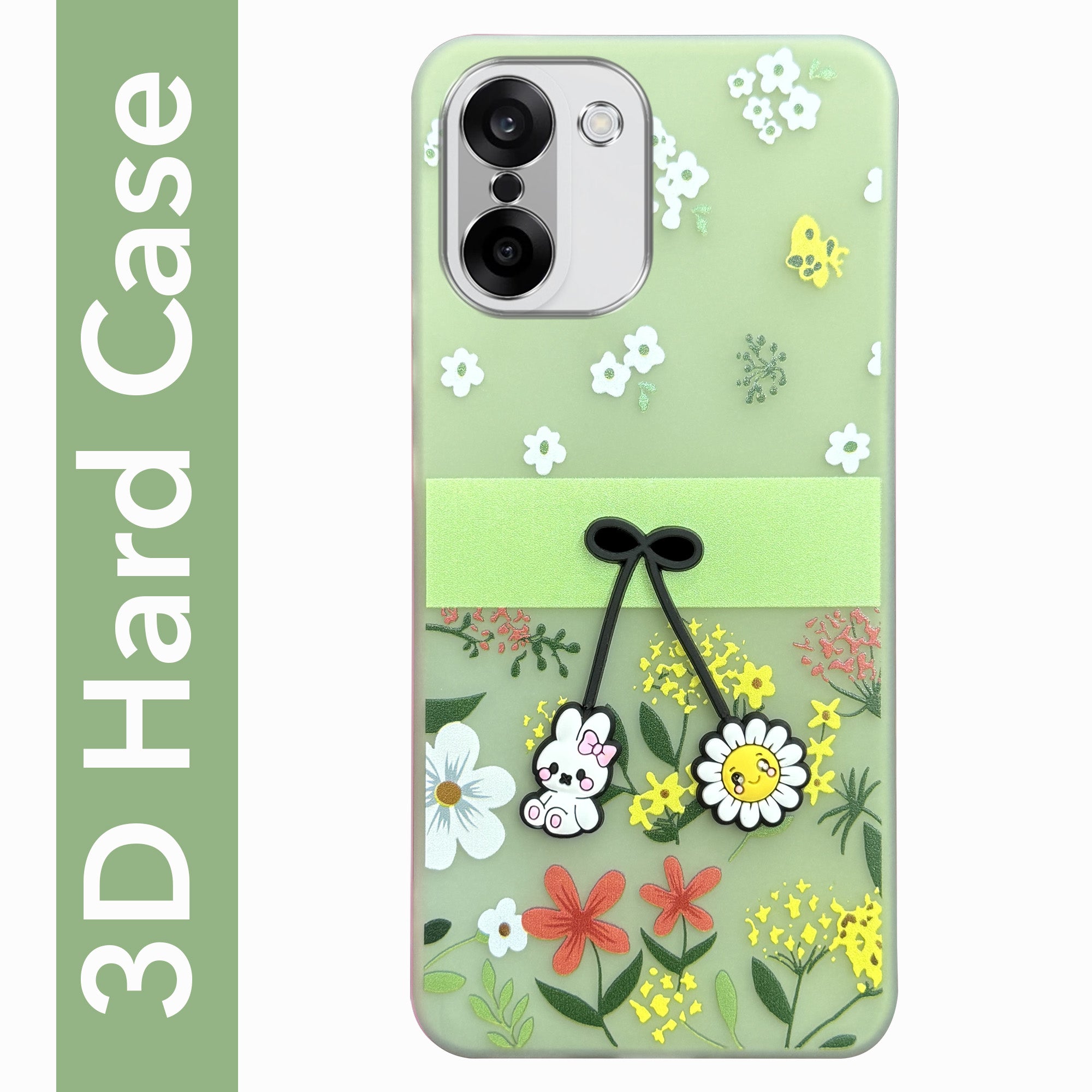 For Oneplus Nord CE 5 Back Cover Case (3D Cute Cartoons | Hard Back Side Soft | Matte Premium Finish | HD Printing)