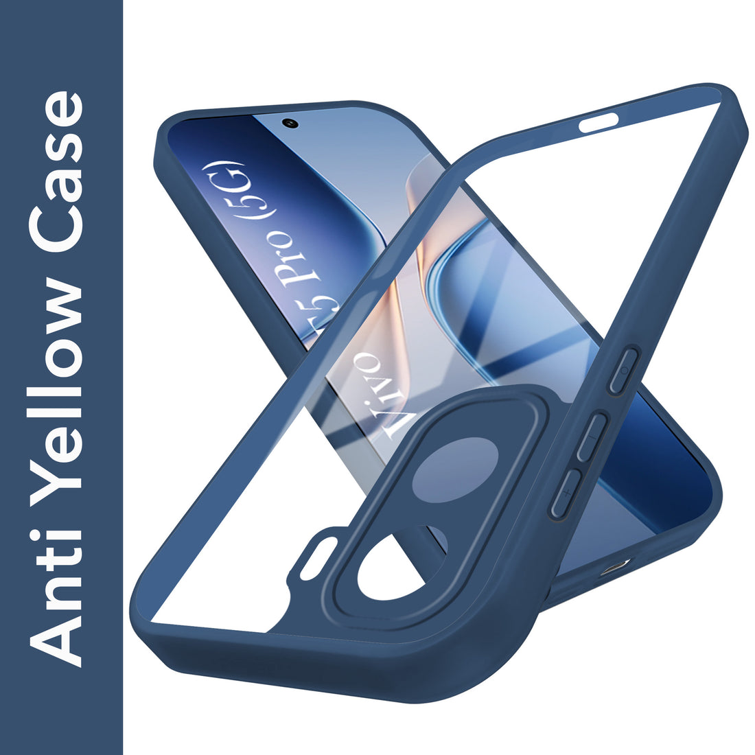 For Vivo T5 Pro 5G Back Cover Case Ultra-Hybrid (Lifetime Anti Yellow | Anti Scratch | Crystal Clear Shockproof)
