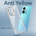 For Vivo T1 Pro 5G Back Cover Case (Hard Anti Yellow Clear Case | Drop & Camera Protection | Shockproof Polycarbonate)