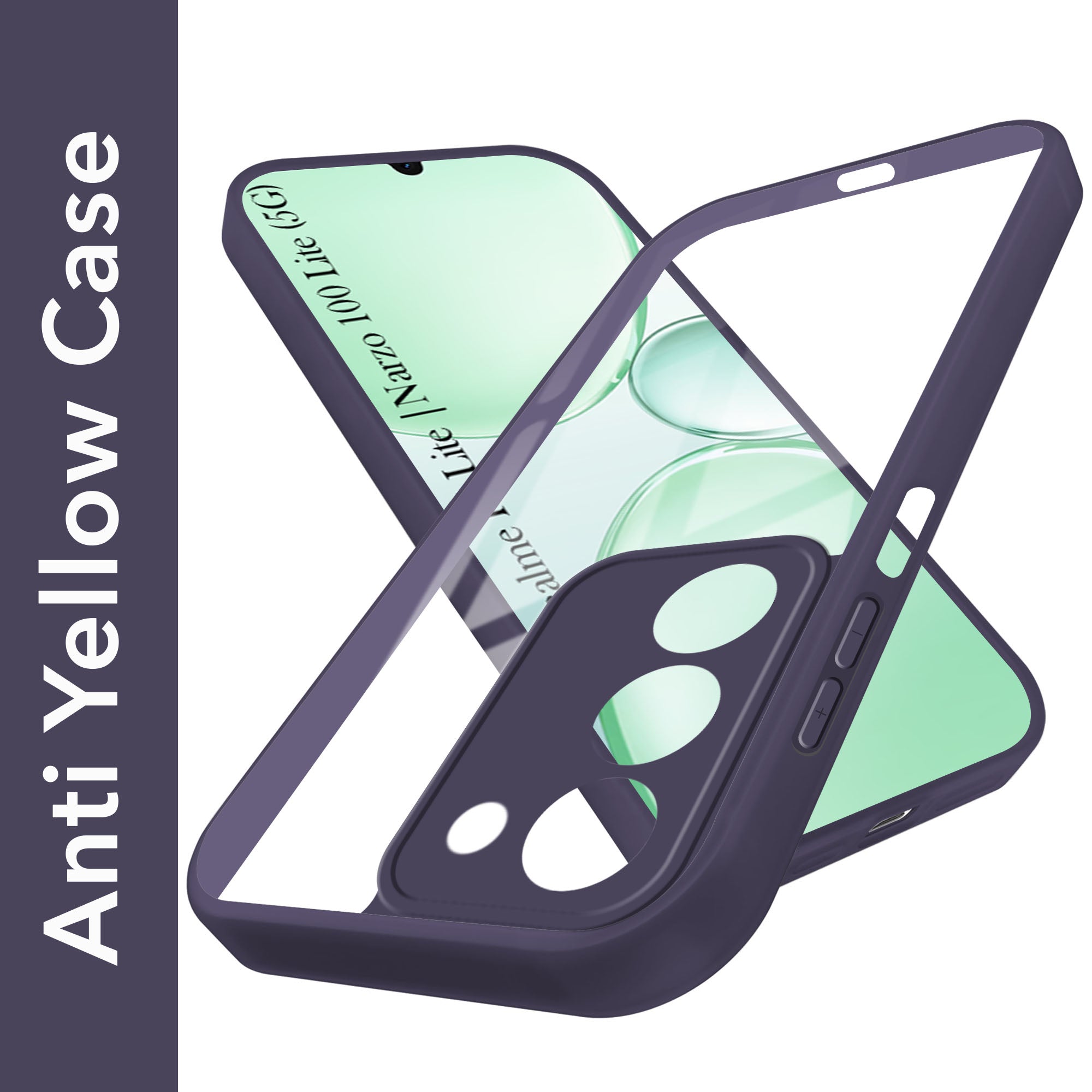 For Realme P4 Lite 5G | Narzo 100 Lite 5G Back Cover Case Ultra-Hybrid (Lifetime Anti Yellow | Anti Scratch | Crystal Clear Shockproof)