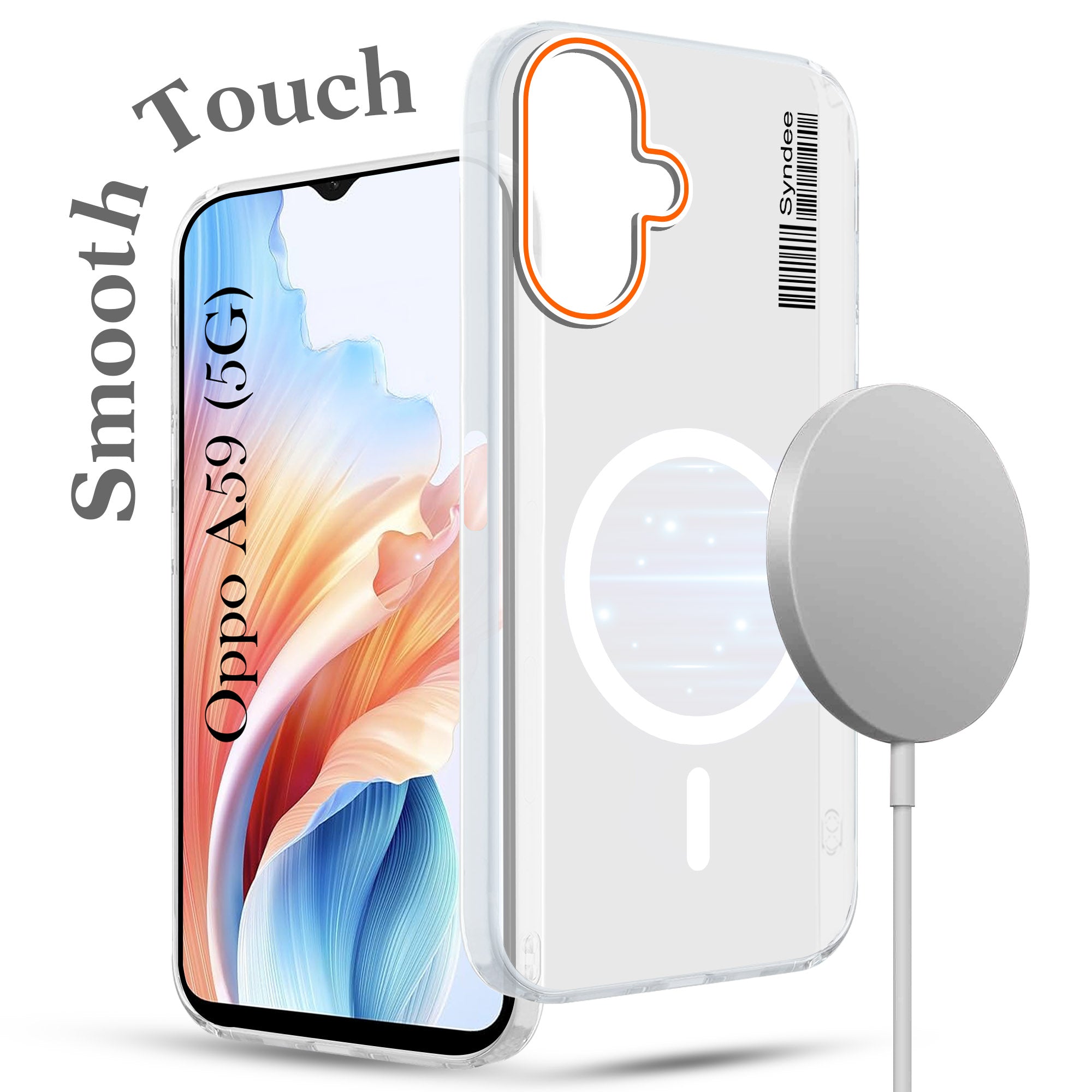 For Oppo A59 5G Back Cover Case (Soft Touch | Camera Bump Protection | MagSafe Compatible | Matte Finish)