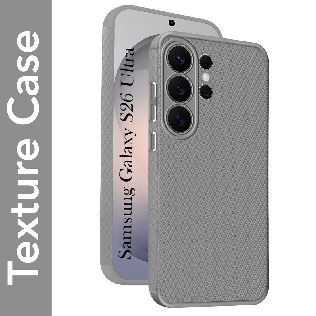 For Samsung Galaxy S26 Ultra Back Cover Case Liquid Silicone (Camera Protection | Side Grip Texture | Soft and Flexible)