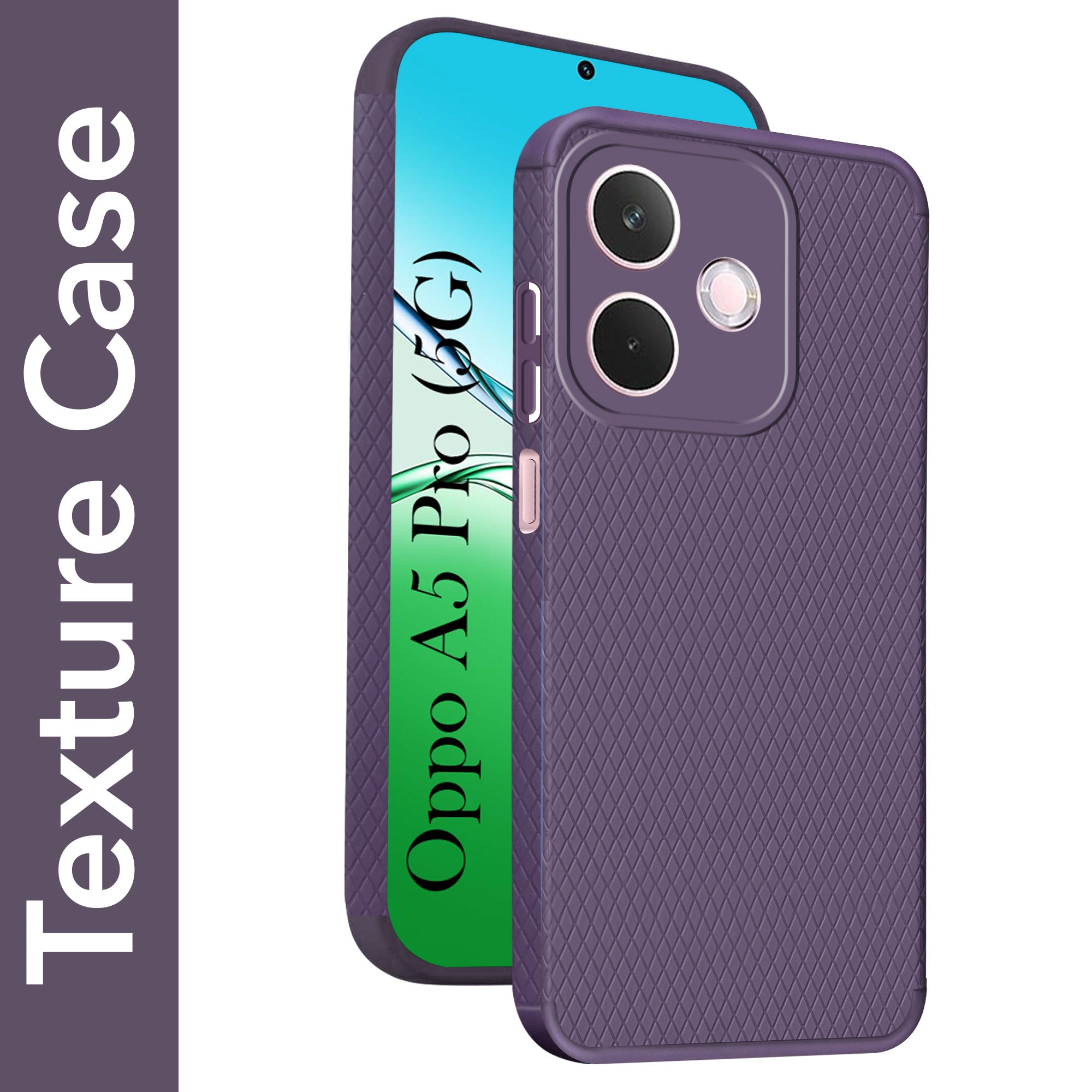 For Oppo A5 Pro Back Cover Case (Liquid Silicone | Side Grip | Camera Protection)