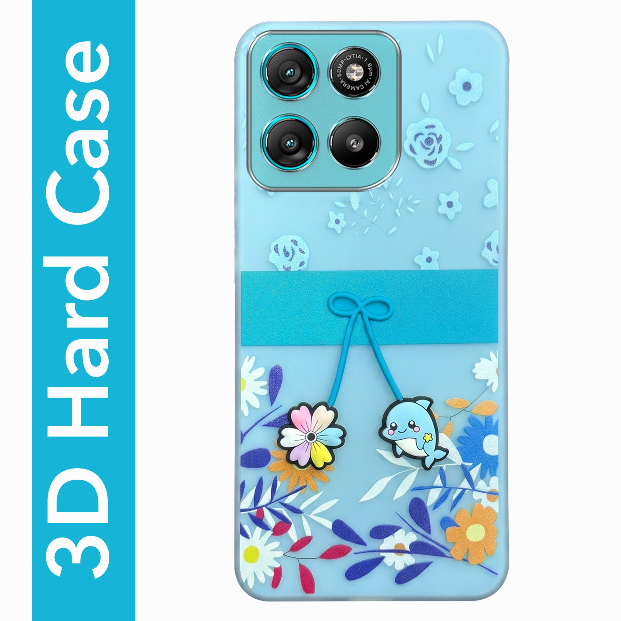 For Motorola Moto G67 Power | G57 Power Back Cover Case (3D Cute Cartoons | Hard Back Side Soft | Matte Premium Finish | HD Printing)